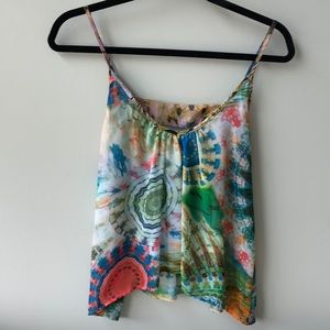 Elan tank top. Tie dye look